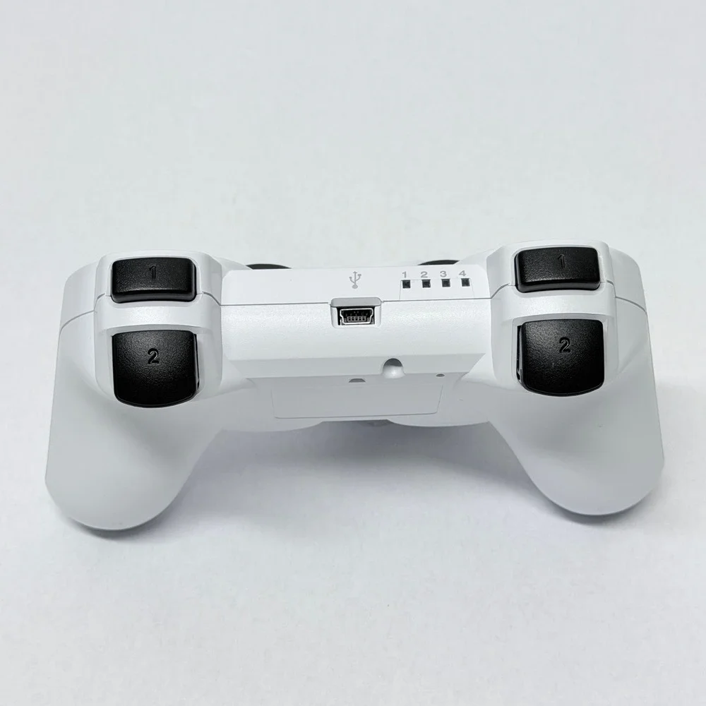White Wireless Controller for PS3 PlayStation 3 with USB Charging Cable P3